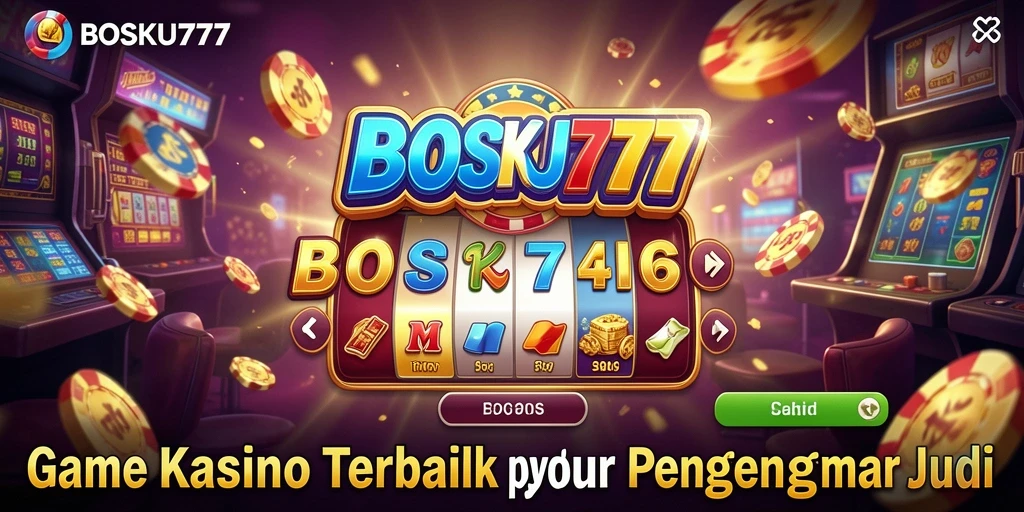 Screenshot utama BOSKU777 menampilkan gameplay Kasino yang menarik.