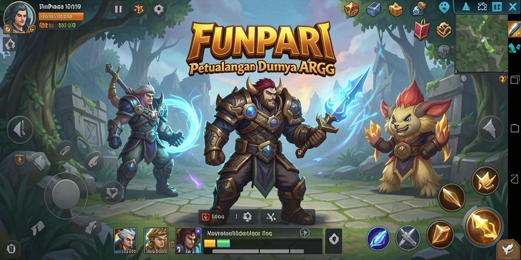 Gameplay seru dalam dunia petualangan ARPG yang menakjubkan.