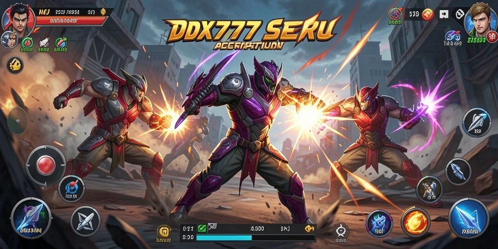 Screenshot gameplay IDX777 yang menunjukkan pertarungan aksi mendebarkan.