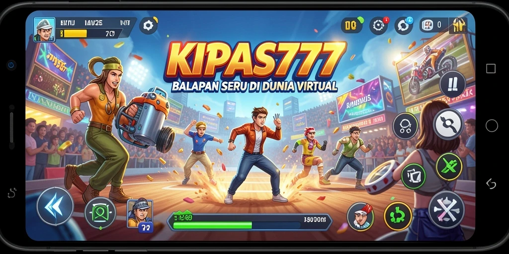 Tampilan gameplay KIPAS777 yang mendebarkan saat balapan