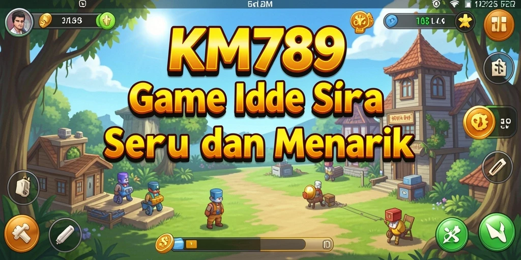 Tangkapan layar utama KM789 menampilkan gameplay menarik dari game Idle.