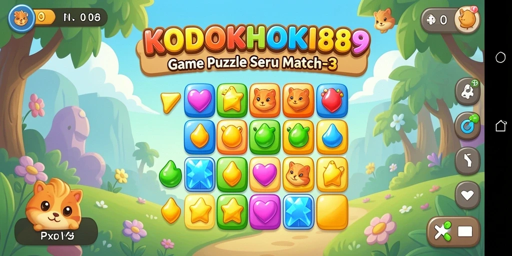 Tampilan gameplay KODOKHOKI889 yang menarik dan seru.