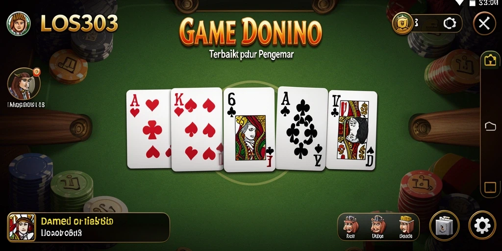 Tampilan gameplay seru dari game Domino LOS303.