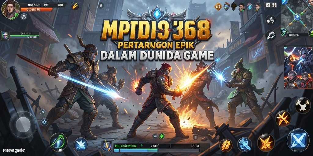 Tangkapan layar dari gameplay MPO08 dengan pertarungan yang mendebarkan.