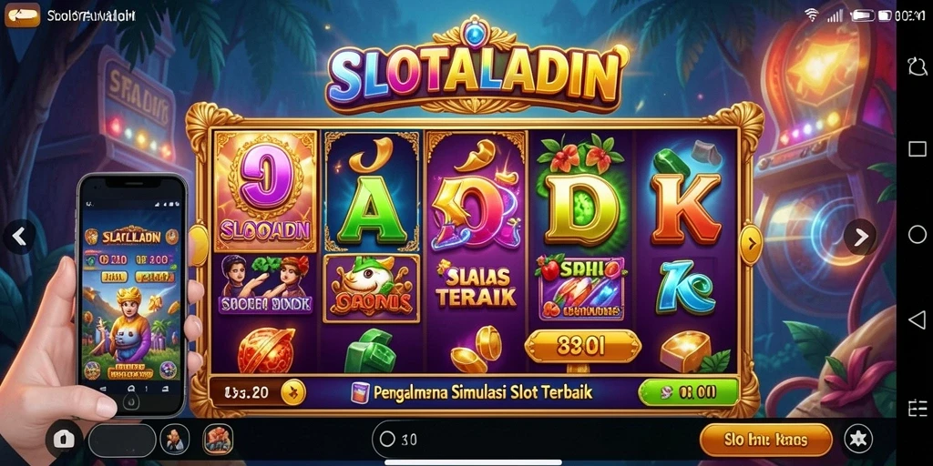 Tampilan gameplay menarik dari SLOTALADIN