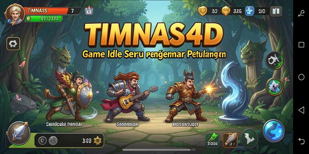 Tampilan gameplay TIMNAS4D yang menarik dan penuh tantangan.
