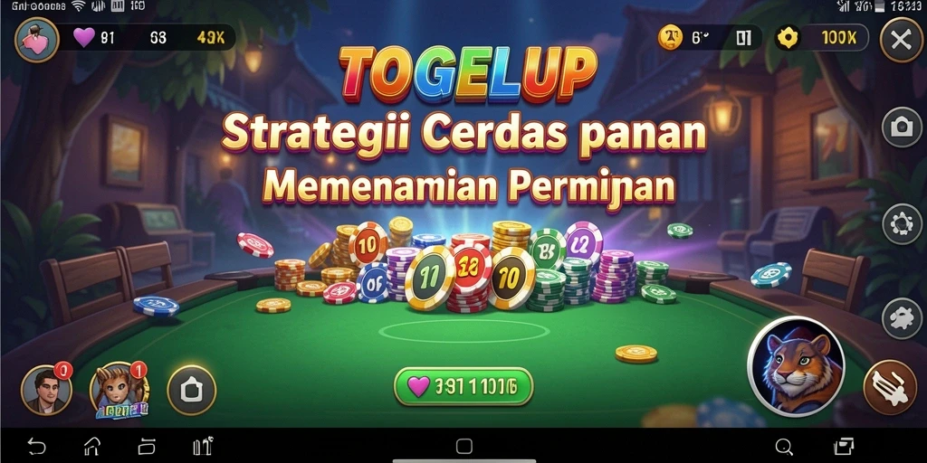Tangkapan layar TOGELUP menunjukkan gameplay strategi yang intens.