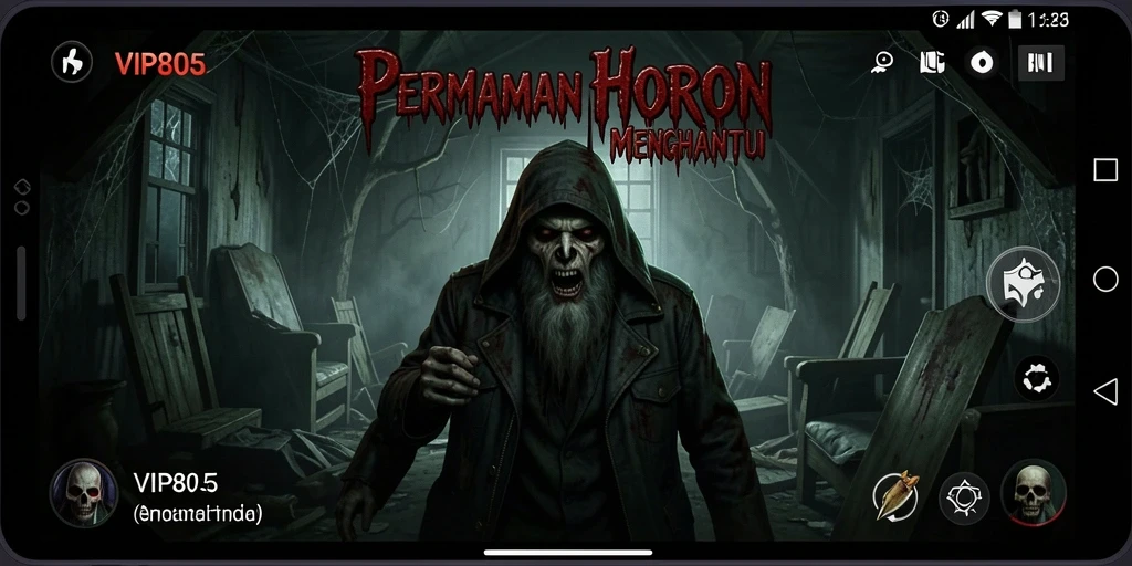 Gameplay menyeramkan di VIP805 dengan suasana horor yang mencekam.